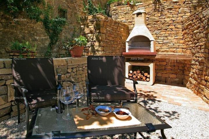 House Stone house with swimming pool and panoramic view.