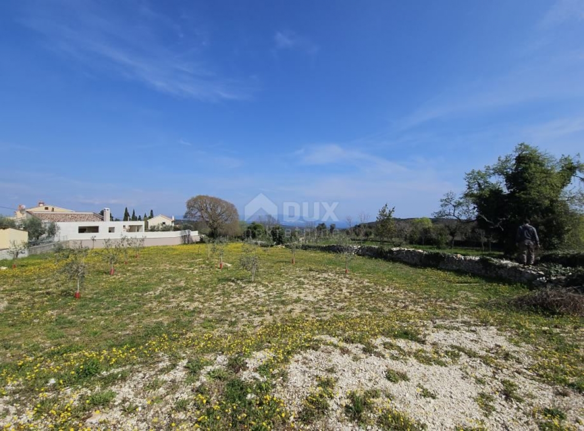 ISTRIA, KAVRAN - Building plot with building permit - SEA VIEW!!