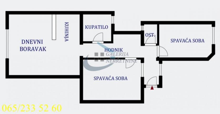 Stari grad, Donji Dorćol - Šantićeva 49m2