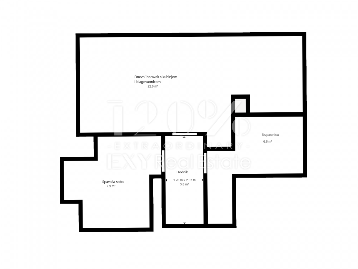 Flat Medveščak, Gornji Grad - Medveščak, 41m2