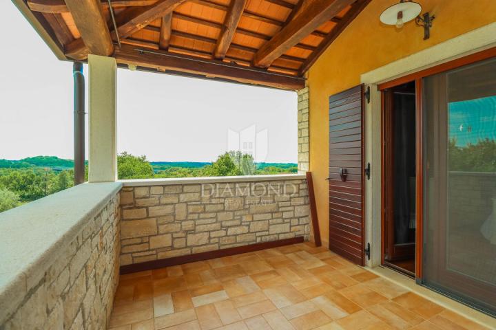 Exclusive! Brtonigla! Stone house with sea view and swimming pool!