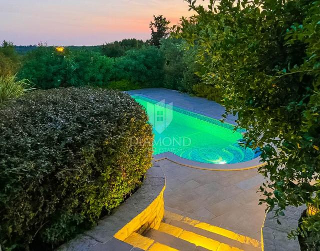 Exclusive! Brtonigla! Stone house with sea view and swimming pool!