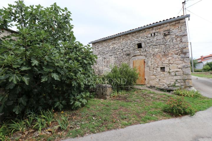 Pićan, Umgebung, Steinhaus zur Anpassung