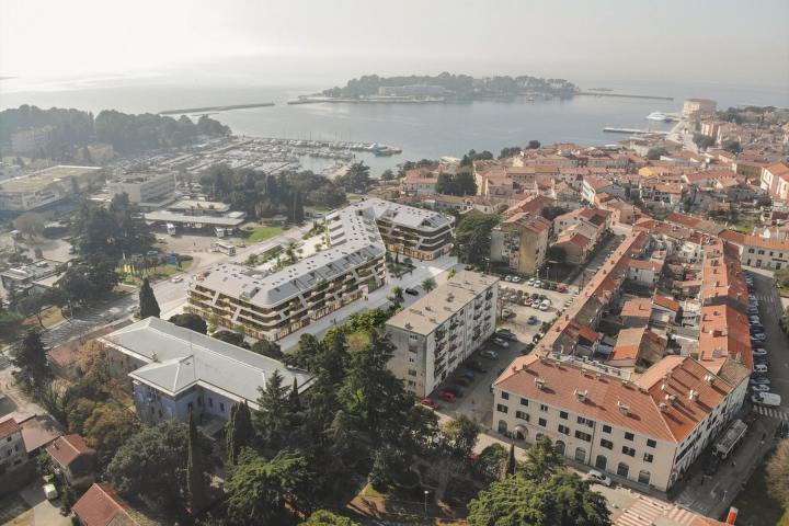 Poreč, La Mula, luksuzan trosoban stan NKP 55 m2 NOVOGRADNJA