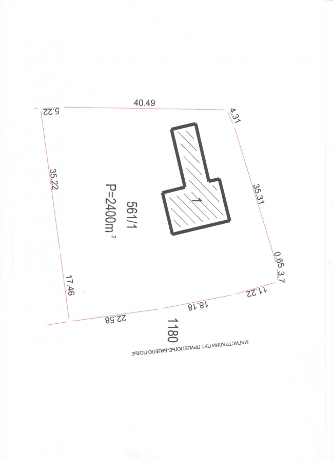 Prodaje se građevinsko zemljište 2400 m2, Bjelopoljski put, Prijepolje