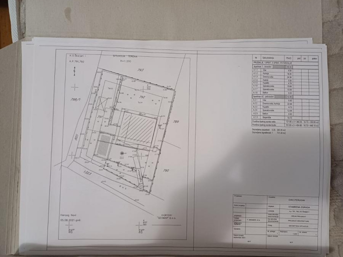 FOR SALE: PLOT WITH OLD HOUSE - KOTOR, MONTENEGRO