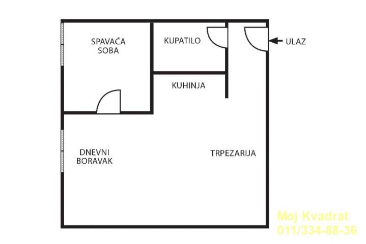 Vračar, Crveni krst - Vojislava Ilića, 41m2