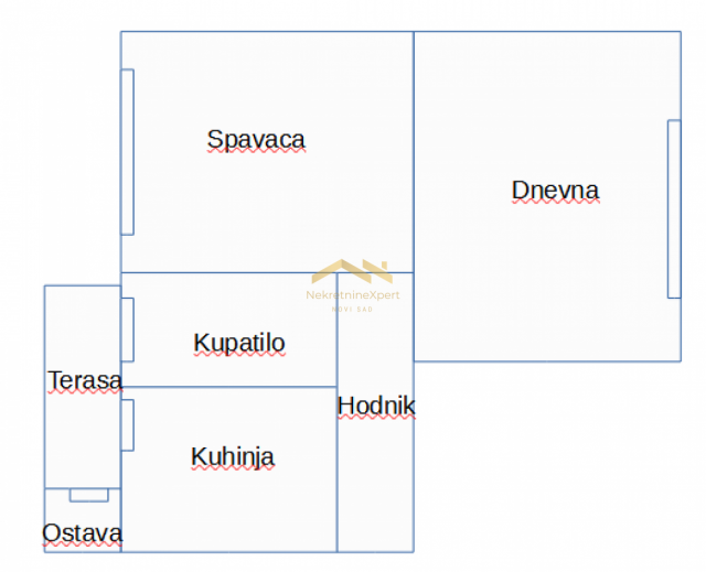 Novosadskog sajma, dvoiposoban renoviran stan