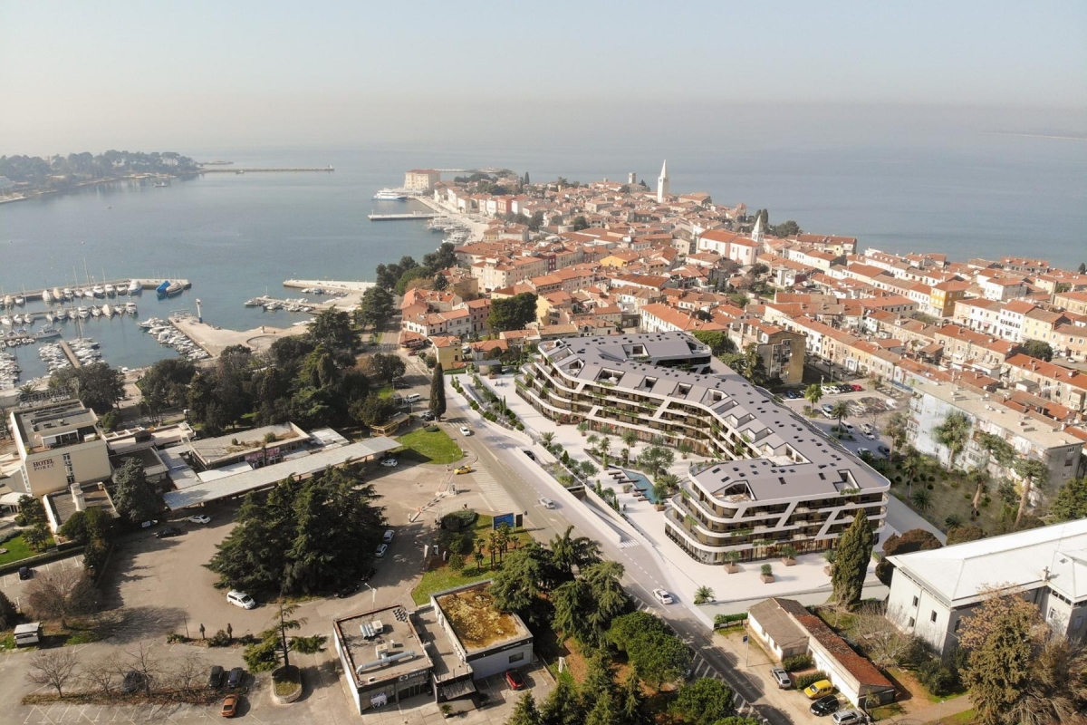 Poreč, La Mula, luksuzan trosoban dvoetažni Penthouse NKP 117 m2 NOVOGRADNJA