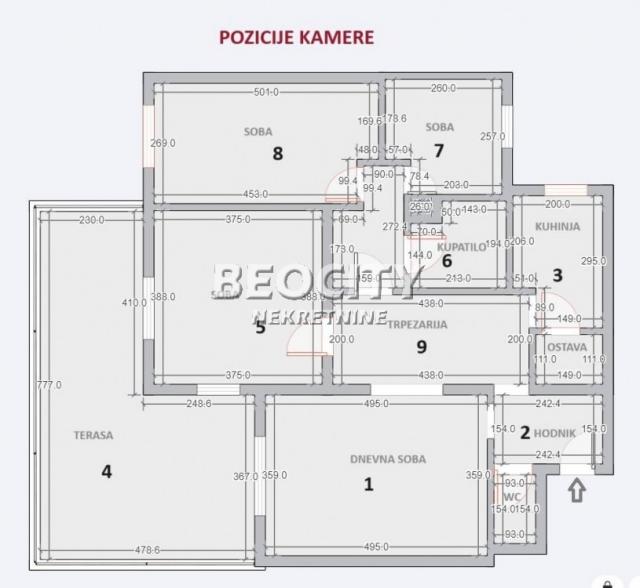 Novi Beograd, Bežanijska kosa, Marka Čelebonovića, 4. 0, 110m2, 249000EUR