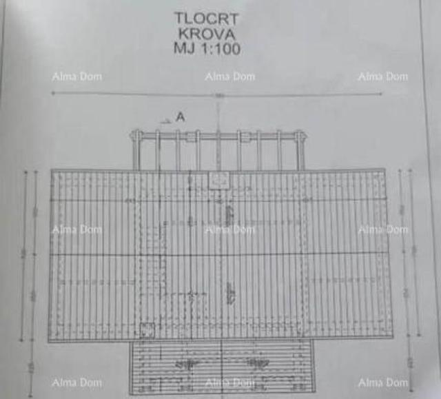 Građevinsko zemljište Prodaja građevinskog zemljišta sa građevinskom dozvolom i projektom, Pula!  Va