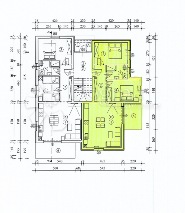 Zweizimmerwohnung im Erdgeschoss mit Garten, Neubau in Umag