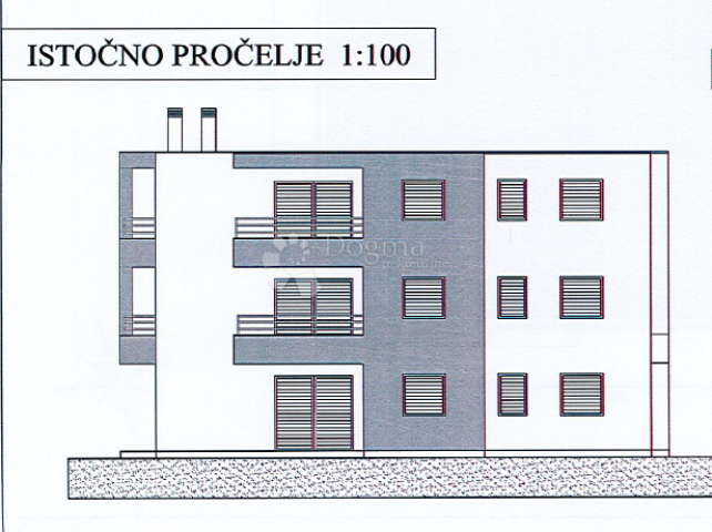 Two-room apartment on the 1st floor, new building, Umag