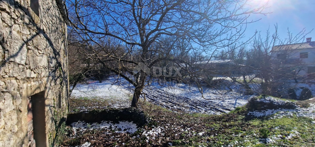 ISTRIA, PIĆAN - Stone house with building plot