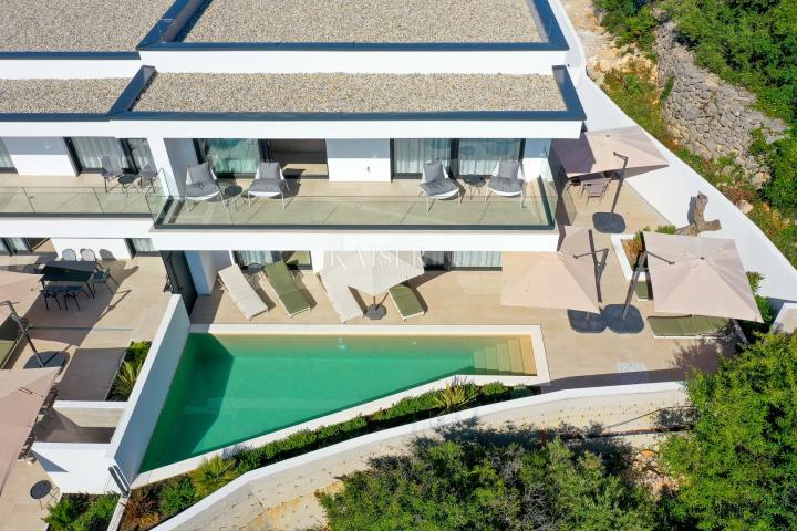 Otok Pag - ekskluzivna duplex villa 144m2, pogled na more