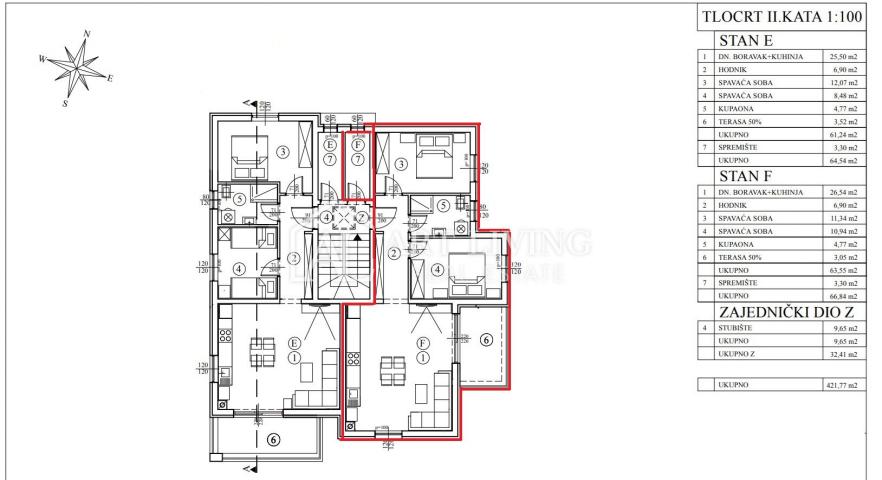 Istrien, Umag, Umgebung – moderne Wohnung in einem Neubau in toller Lage