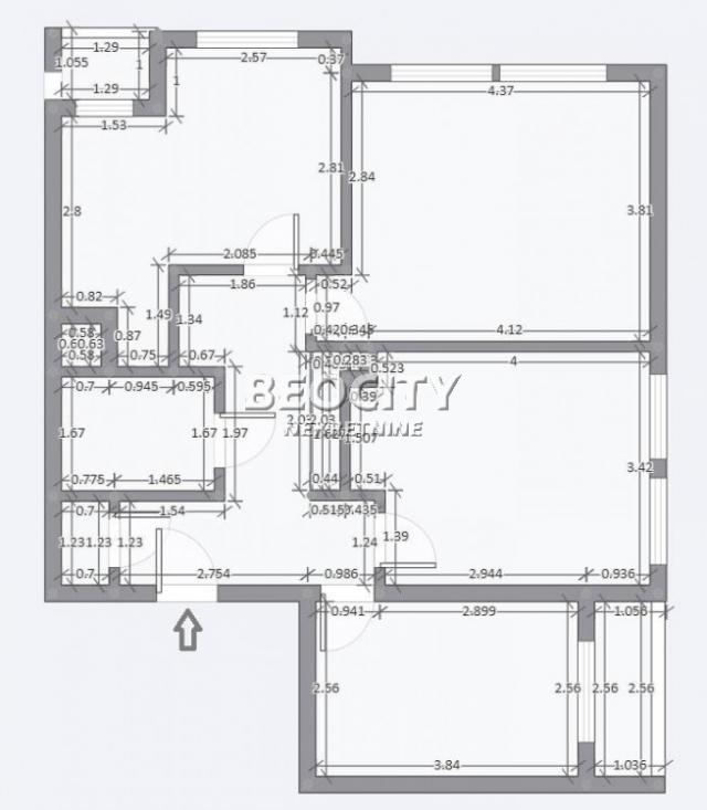 Zvezdara, Vukov Spomenik, Zahumska , 4. 0, 70m2, 1000EUR