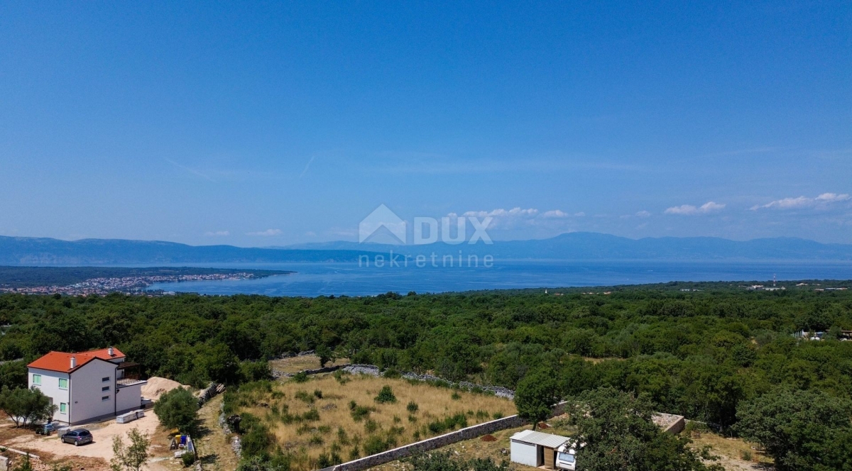 KRK ISLAND, RASOPASNO - Family house with a roof terrace, new construction near the sea!