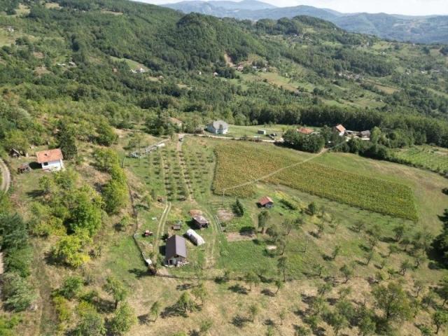 Prodaje se polj. gazdinstvo sa 3 objekta , 11, 92 ha, Taševo, Prijepolje