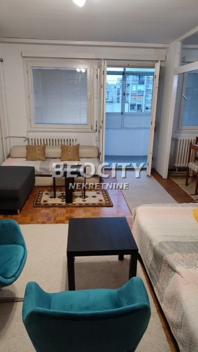 Novi Beograd, Blok 64, Gandijeva, 2. 0, 70m2, 600EUR