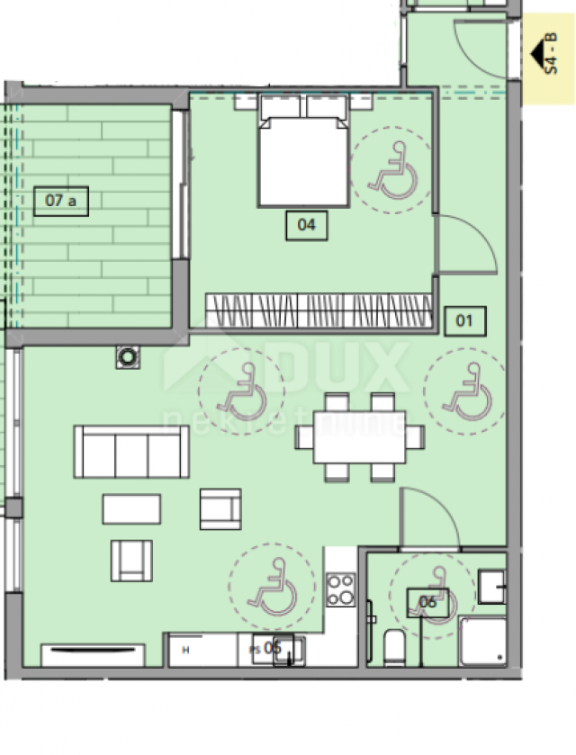 OPATIJA, ZENTRUM – exklusives Studio-Apartment von 55 m2 in einem luxuriösen Neubau, Wellness, Aussi