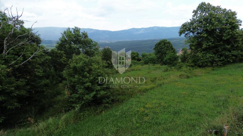 Pićan, spacious building plot in a beautiful location