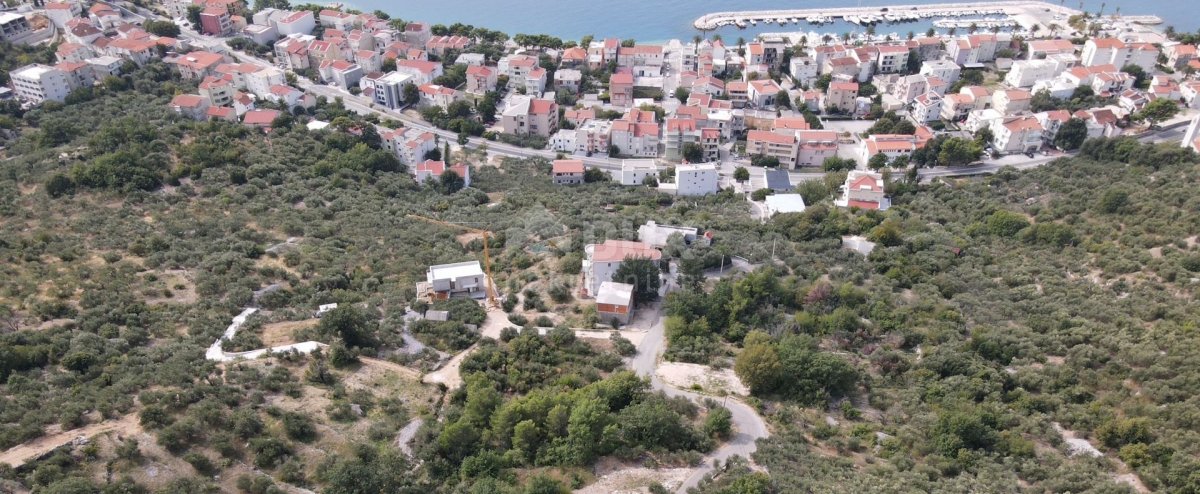 MAKARSKA, TUČEPI - građevinsko zemljište, 508 m2, pogled na more!!!