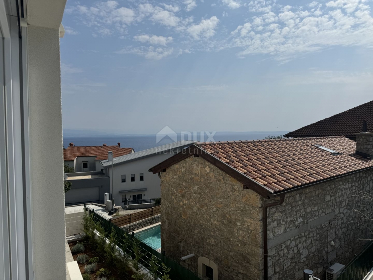 OPATIJA, IČIĆI - apartment in a new building with swimming pool, garage, elevator near the sea and O