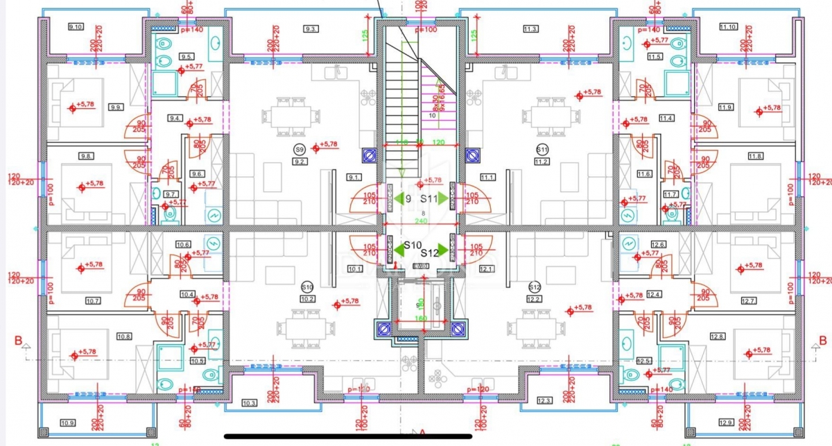 Poreč, Umgebung, moderne Dreizimmerwohnung, Neubau!