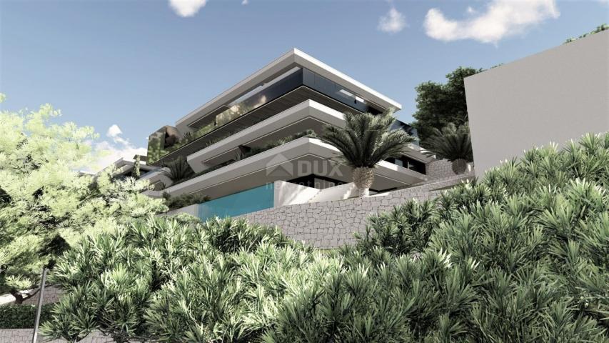 OPATIJA, CENTER - large apartment in an exclusive new building near the center of Opatija with garag