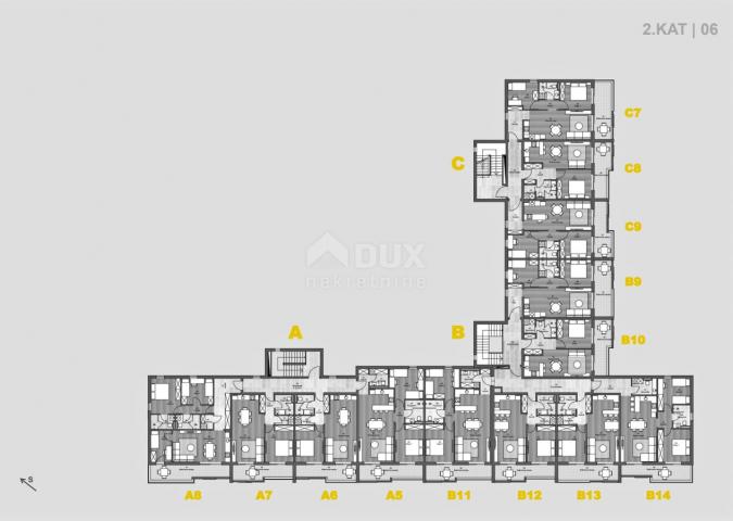 Apartment Labin, 50,87m2