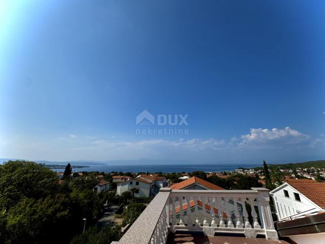 THE ISLAND OF KRK, MALINSKA - nice apartment with a sea view