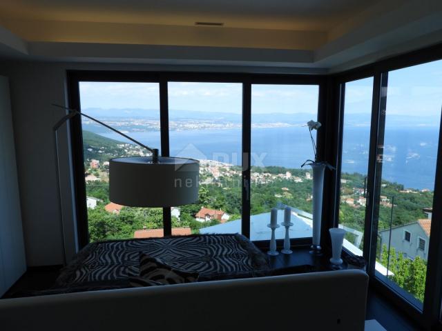 OPATIJA, LOVRAN – luxuriöse Villa mit wunderschönem Blick auf das Meer, einem Swimmingpool und einer