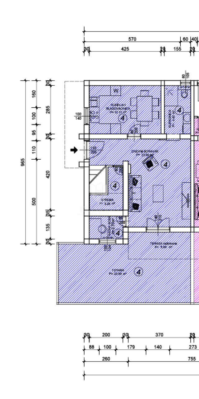 Apartment  Marinići, Viškovo, 131m2