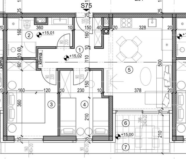 Wohnung Neubauprojekt in Pula! Modernes Apartmenthaus in der Nähe des Stadtzentrums.