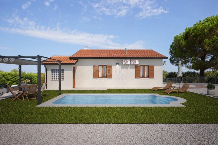 ISTRIA, BUJE - Detached house with pool and sea view