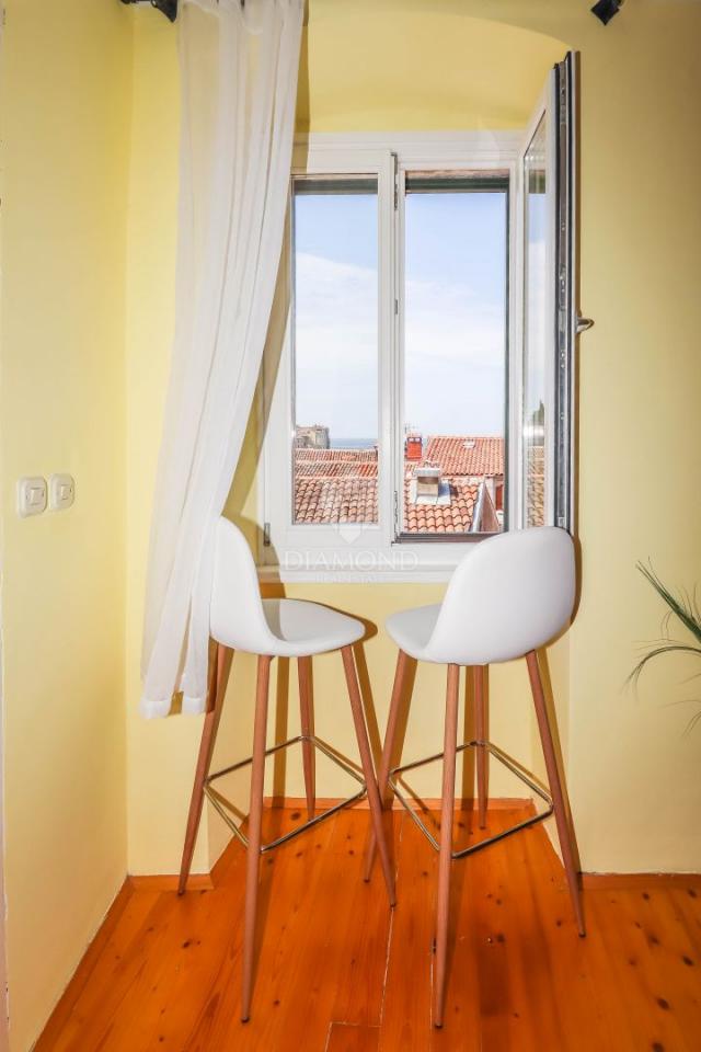 Apartment mit Blick auf das Meer und die Altstadt von Rovinj