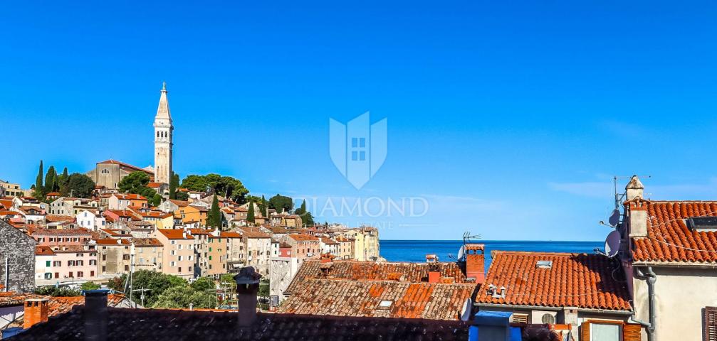 Apartment mit Blick auf das Meer und die Altstadt von Rovinj