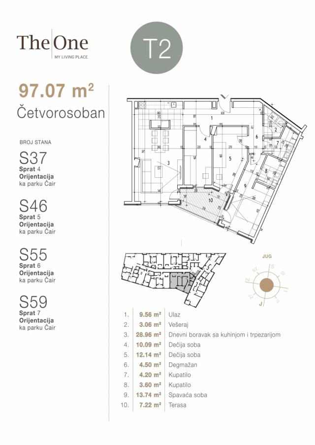 Četvorosoban stan 97. 07 m2 - Direktno od investitora!