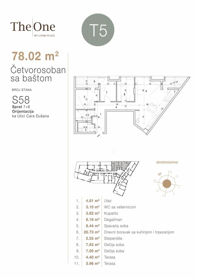 Četvorosoban stan sa baštom 139. 57 m2 - Direktno od investitora!