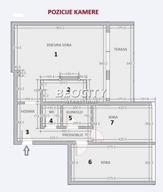 Novi Beograd, Blok 44, Gandijeva, 3. 0, 75m2, 240000EUR