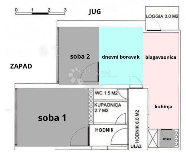 Flat Zapruđe, Novi Zagreb - Istok, 62,80m2