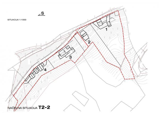 GORSKI KOTAR, FUŽINE – einzigartiges Projekt im Herzen von Gorski kotar, Baugrundstück 3340 m2 mit P