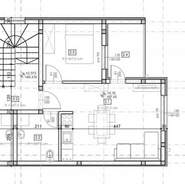 Adice- Lep Jednoiposoban stan 40 m2 u Izgradnji-mogućnost povrata PDV-a-065/385 8880