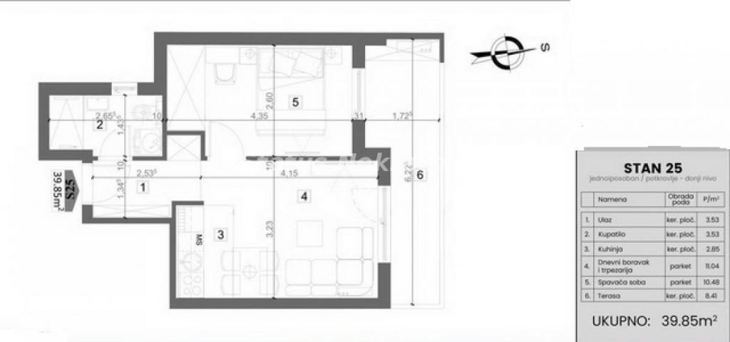 Telep-Odličan Jednoiposoban stan 40 m2 u pogodnom kraju-povrat PDV-065/385 8880