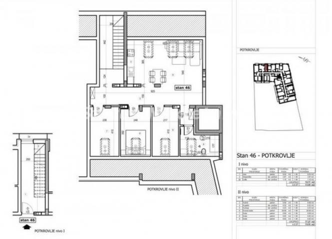 Petrovaradin- Četvorosoban PENTHAUS 101 m2 na Poželjnoj Top Lokaciji-povrat PDV-065/385 8880