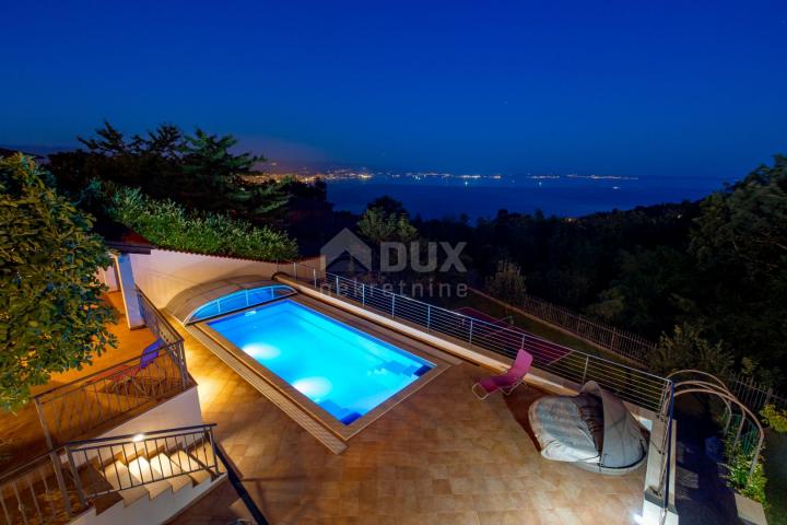 OPATIJA, VEPRINAC - Beautiful holiday home with a view of Kvarner