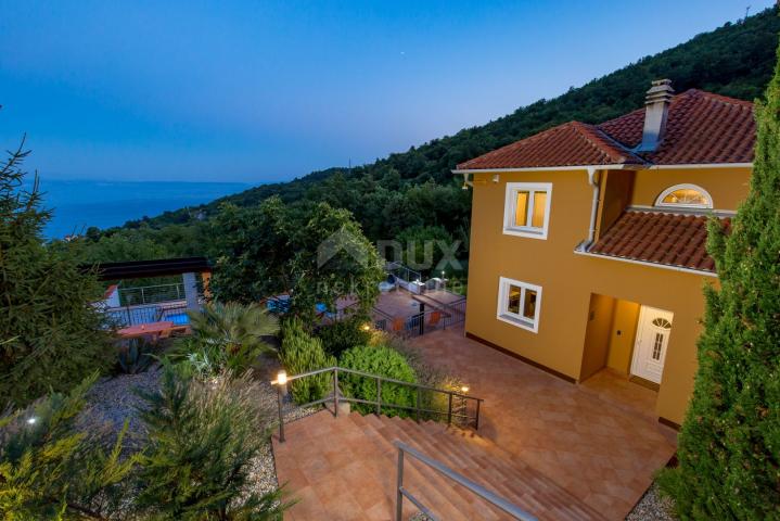 OPATIJA, VEPRINAC - Schönes Ferienhaus mit Blick auf Kvarner