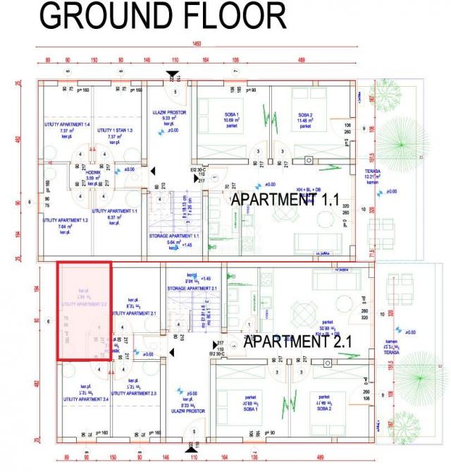 MALI LOŠINJ, NEREZINE - 80 m vom Meer entfernt! Zweistöckige Wohnung mit Garten und Parkplatz