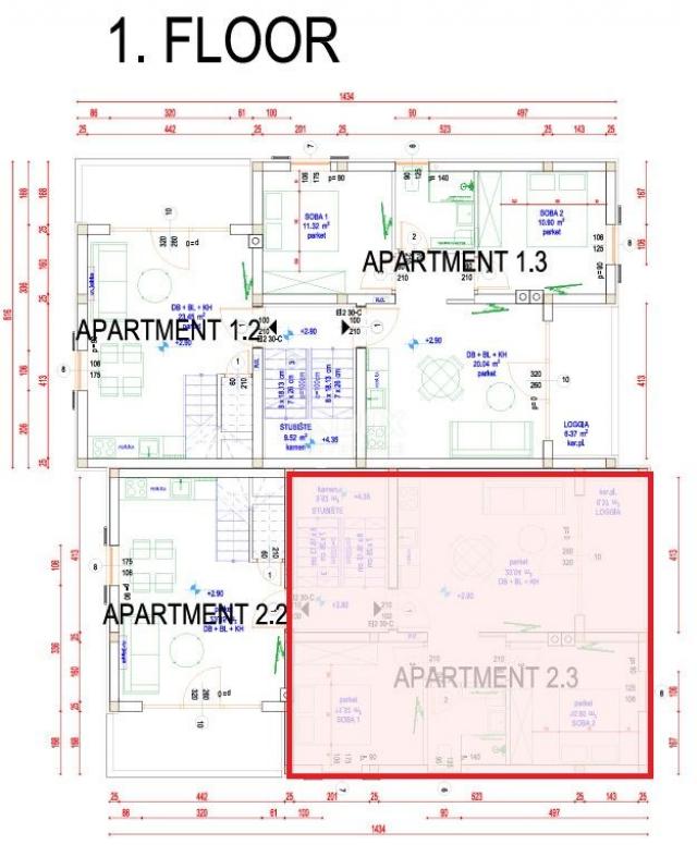 MALI LOŠINJ, NEREZINE - Wohnung in einem neuen Gebäude, 80 m vom Meer entfernt